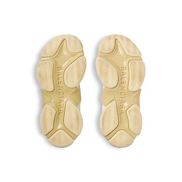 Zapatillas Balenciaga Triple S beige con blanco en vista vertical